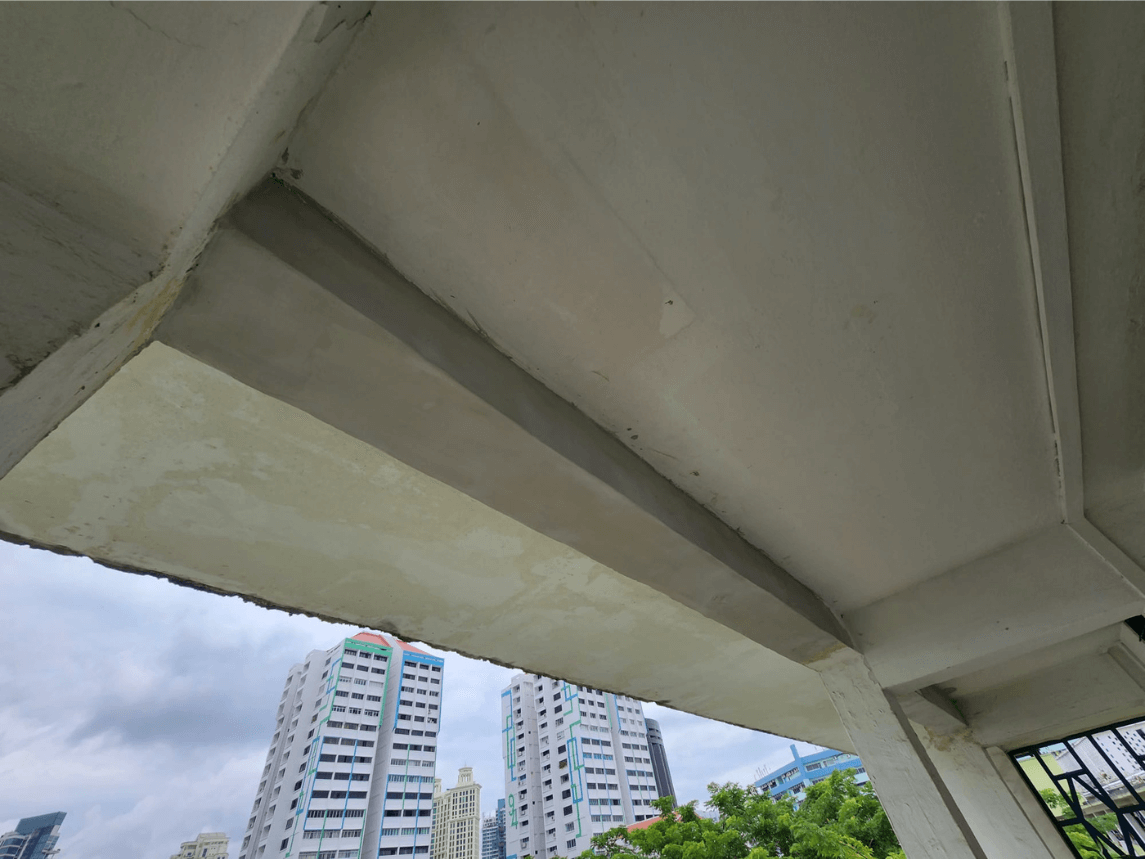 Repaired Spalling Concrete Ceiling @ Block 6 Jalan Bukit Ho Swee